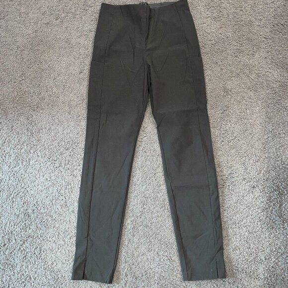 Athleta Wander Slim Ankle Pants 8 Tall High Rise Skinny Leg -Gray - Nylon Blend - Picture 1 of 12